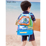 Kids Croc Face, Waterproof Swimming Bag/ Beach Bag