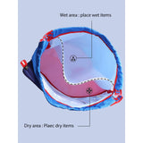 Kids Croc Face, Waterproof Swimming Bag/ Beach Bag