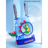Kids Round Dinosaur, waterproof Swimming Bag/Beach Bag