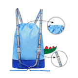 Kids Round Dinosaur, waterproof Swimming Bag/Beach Bag