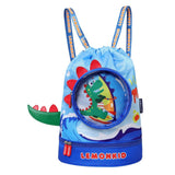 Kids Round Dinosaur, waterproof Swimming Bag/Beach Bag