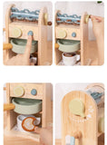 Wooden Coffee Machine for Kids