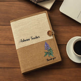 Jute Folder - Lavendar