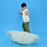 Light Green, Translucent Kelly-Jo all over teddy paws Rain and All-season Umbrella for Kids & Adults