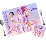 Mat Coaster Set - Kpop Design 2