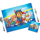 Mat coaster set - Paw Patrol