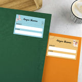 Mini School Book Labels - Cute Llama