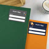 Mini School Book Labels - Space