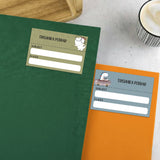 Mini School Book Labels - Dinosaur