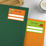 Mini School Book Labels - Dino Colours