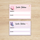 Mini School Book Labels - Butterfly Magic