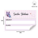 Mini School Book Labels - Butterfly Magic