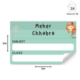 Mini School Book Labels - Little Mermaid