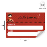 Mini School Book Labels - Prince