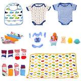 Newborn Baby Boy Picket Fence House Hamper (0-12 months)