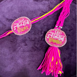 Bead Rakhi & Lumba Set - Laajwab Bhai & Bhabhi