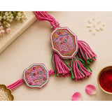 Bead Rakhi & Lumba Set - Moody Bhai & Bhabhi