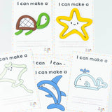 Ocean Animals Activity Mats - Clay and Dough Activity for Toddlers