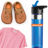 Camping Labels Pack - Solid Orange