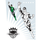 Justice League Copy Colouring Book