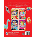 Brain Train Activity Book for Kids Age 4+ - With Colouring Pages, Mazes, Puzzles and Word searches Activities