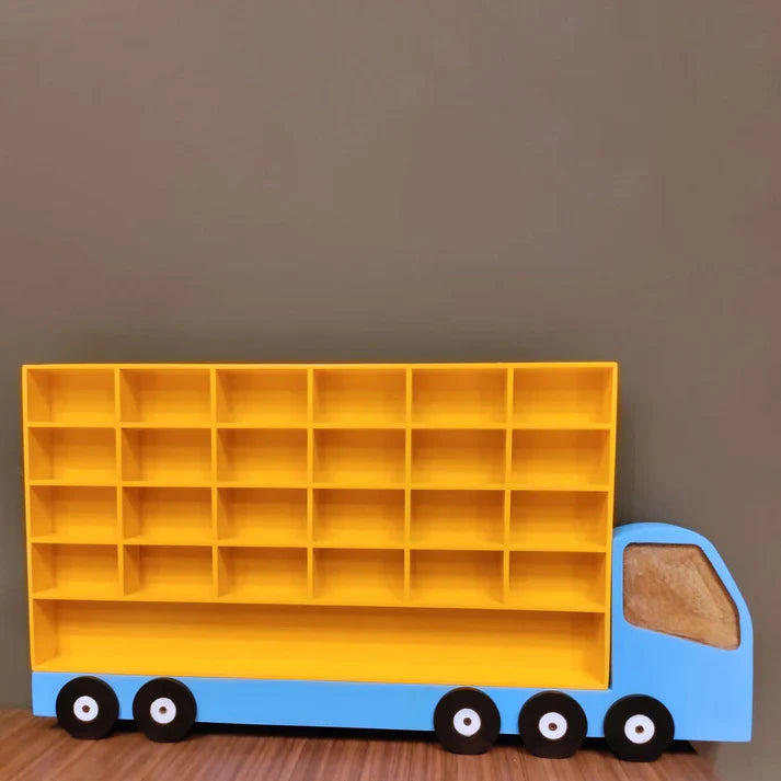 Monster Truck Garage - 25 Slots - Toy Cars Organizer, Storage for Cars, Hot Wheels Organizer