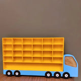 Monster Truck Garage - 25 Slots - Toy Cars Organizer, Storage for Cars, Hot Wheels Organizer,  Kids Room Decor