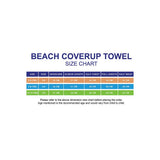Pink Bunny Lightweight Microfibre Hooded Swim Poncho/ beach coverup towel for Kids