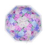 Pink Hydrangea Bunch Floral Print Translucent All-season Umbrella for kids & Adults