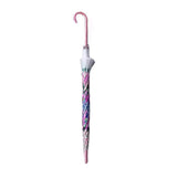 Pink Hydrangea Bunch Floral Print Translucent All-season Umbrella for kids & Adults
