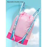 Pink Kids Bunny ears, waterproof Swimming Bag/Beach Bag