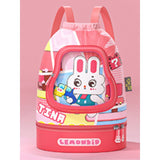 Pink Rabbit Face, Waterproof Swimming Bag/ Beach Bag