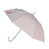 Pink Translucent Bunny Hugs, Rain and All-season Umbrella for Kids & Adults