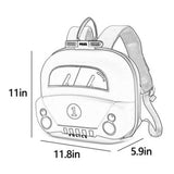 Police Joyride Kids Backpack, Orange