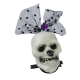 Purple Bling Skull Alligator Clip Halloween Accessory for Halloween Party