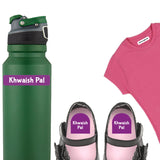 Camping Labels Pack - Solid Purple