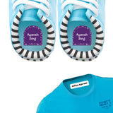 Camping Labels Pack - Purple Confetti