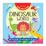 Spin and Learn Dinosaur World: A Fun and Interactive Activity Book with Spinning Dial for Kids