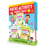 Maths Activity Books Pack- A Set of 3 Books - Activity Book for Children