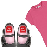 Camping Labels Pack - Solid Red