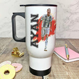 Steel Travel Mug - Ronaldo