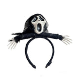 Scary Ghost theme Led Light & Voice operated Headband Halloween Party Hair Accessory