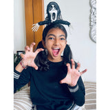 Scary Ghost theme Led Light & Voice operated Headband Halloween Party Hair Accessory