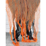Scary Orange Hanging Long Haired Floating Ghost, Halloween Decor
