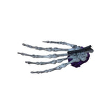 Skeleton hand Unique Hair Accessory for Halloween Party, Purple