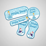 Mini Label Pack - Snowy Princess
