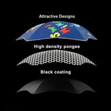 Splashing Dino theme, Canopy Shape Umbrella for Kids