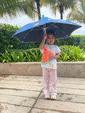 Splashing Dino theme, Canopy Shape Umbrella for Kids