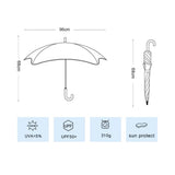 Splashing Dino theme, Canopy Shape Umbrella for Kids