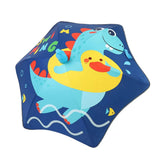 Splashing Dino theme, Canopy Shape Umbrella for Kids